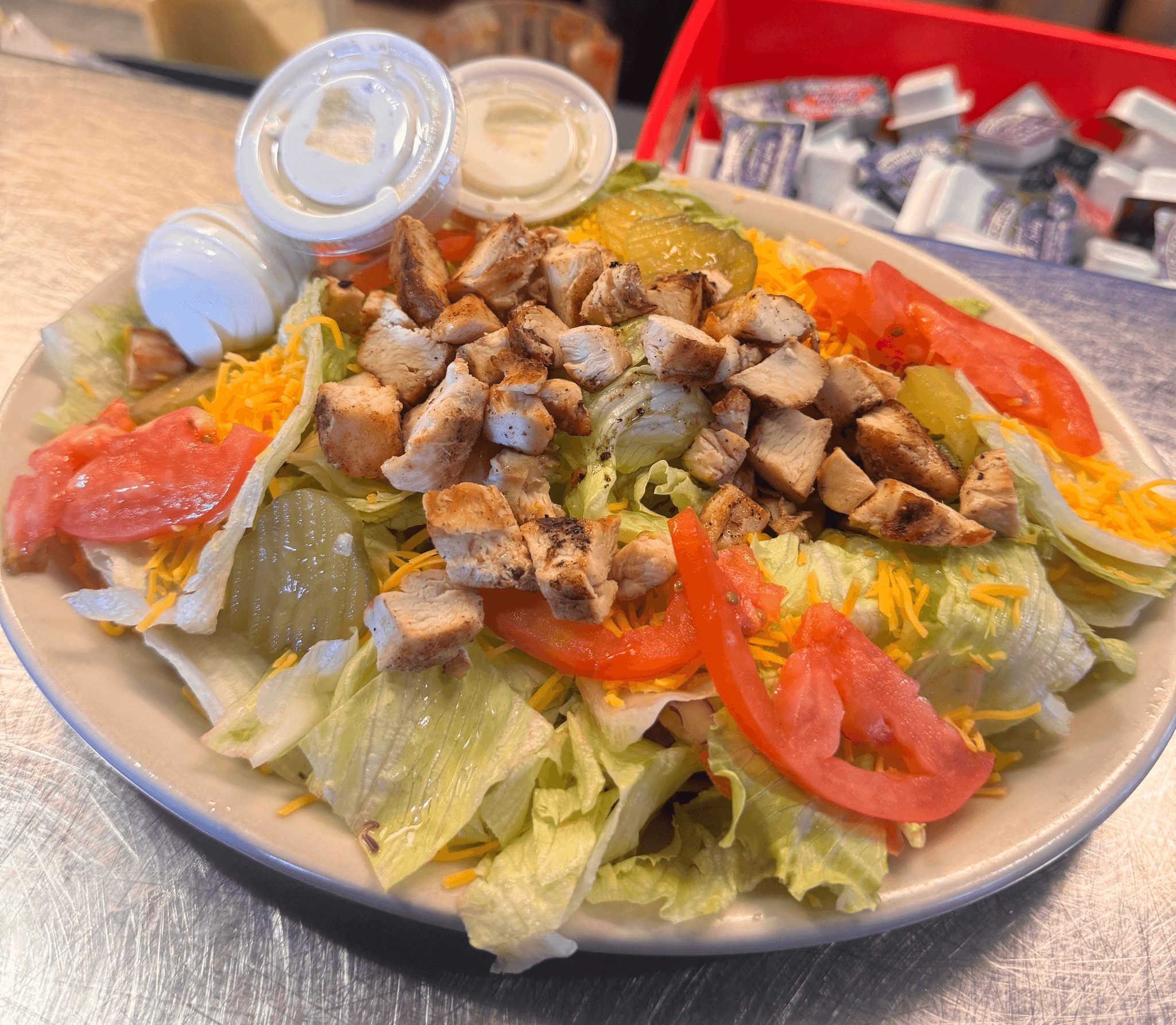 Grilled Chicken Salad.