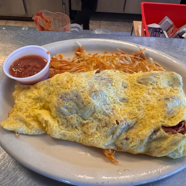 Pastrami Omelette.