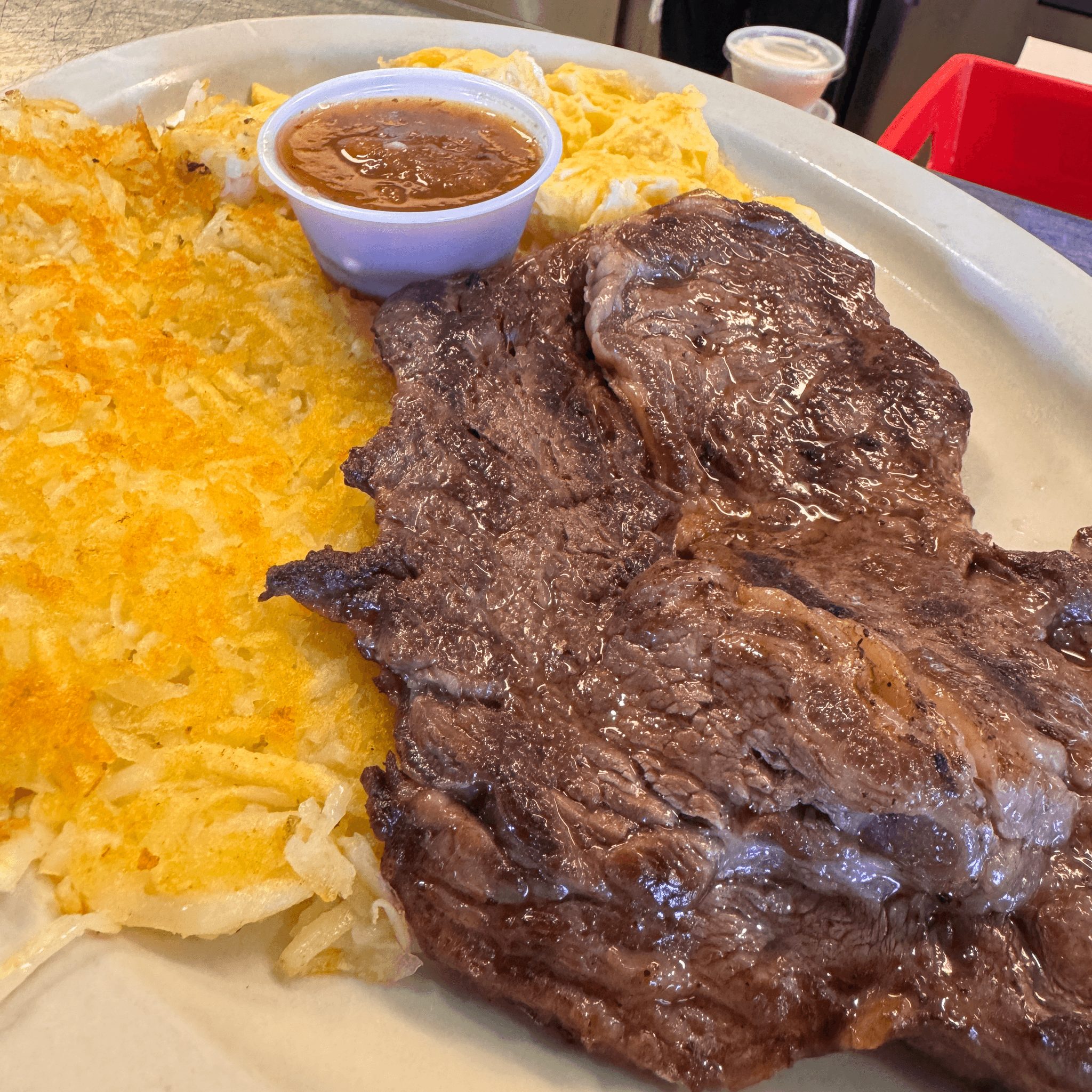 Ribeye Steak & Egg.